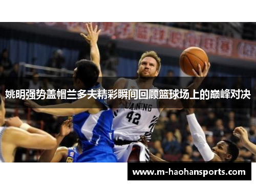 姚明强势盖帽兰多夫精彩瞬间回顾篮球场上的巅峰对决